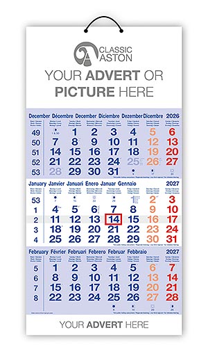 Cal 601 Compact Shipping Calendar from Promocalendars
