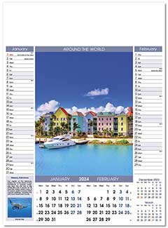 Around The World Memo Calendars
