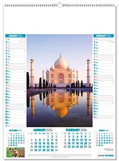 Around The World Memo Calendars