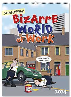 Bill Stotts Bizarre World of Work Humorous Calendar