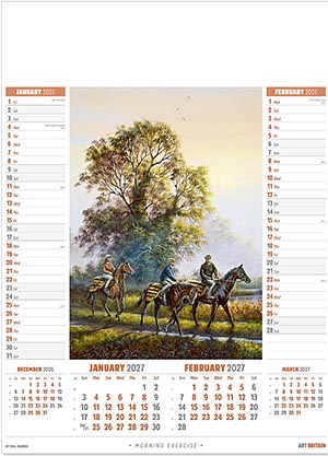 PC231 Watercolour Britain Art Calendar from Rose