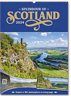 PC123 Splendourof Scotland Interactive Calendar from Rose