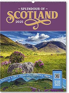 PC123 Splendourof Scotland Interactive Calendar from Rose