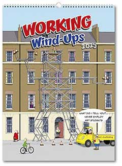 PC204 Lee Fearnley's Working Wind Ups Funny Calendar from Rose